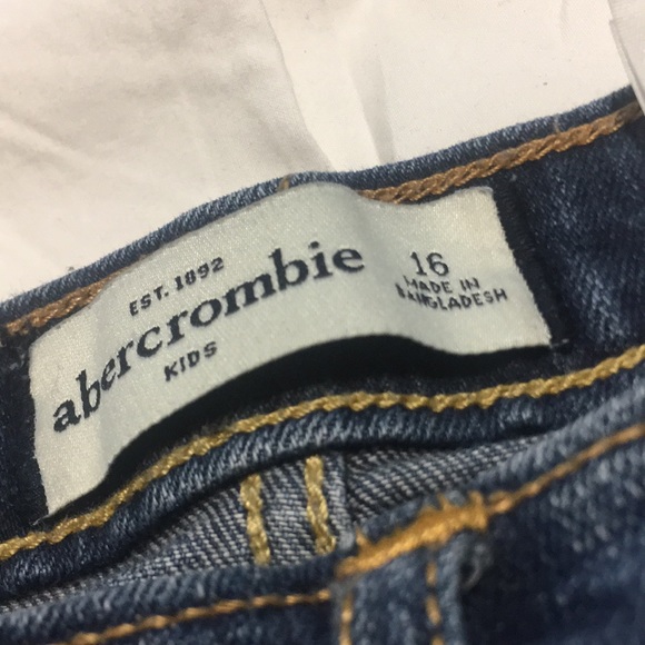 denim short jean shorts from abercrombie kids. - Picture 2 of 4